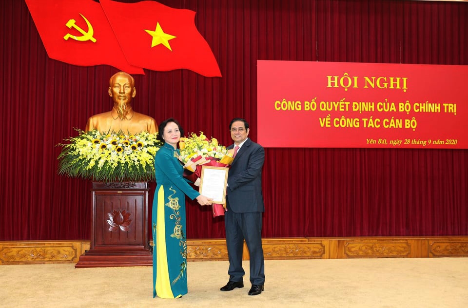 Bà Phạm Thị Thanh Trà giữ chức Thứ trưởng Bộ Nội vụ, Phó Ban Tổ chức Trung ương